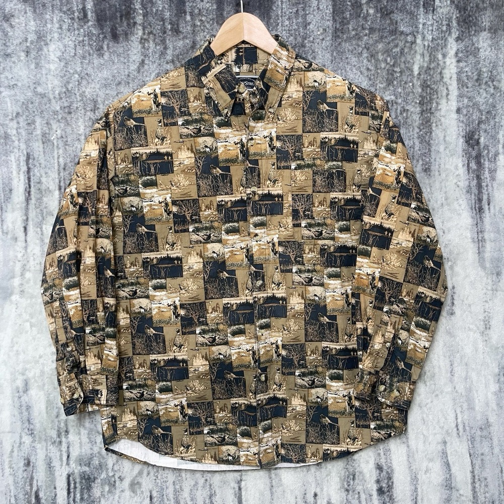 Field & Stream Cotton Button Down Men's Size Large Long Sleeve